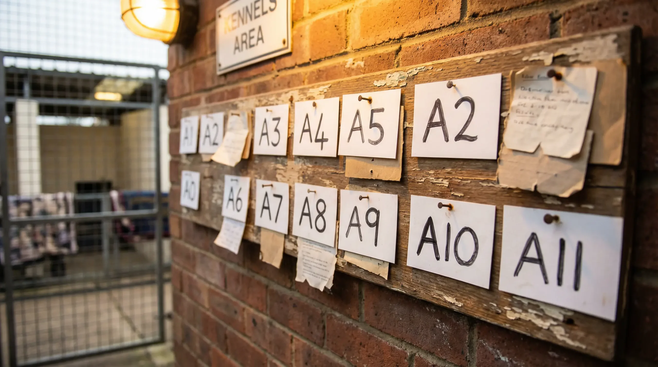 Greyhound racing grading board showing progression from lower to higher grades at a UK track